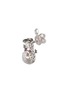 Detail View - Click To Enlarge - MIO HARUTAKA - Snowman 18K White Gold Ruby Single Earring