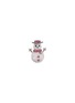 Main View - Click To Enlarge - MIO HARUTAKA - Snowman 18K White Gold Ruby Single Earring