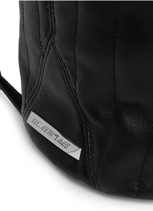 Detail View - Click To Enlarge - ELIZABETH AND JAMES - 'Sling' quilted leather bucket bag 