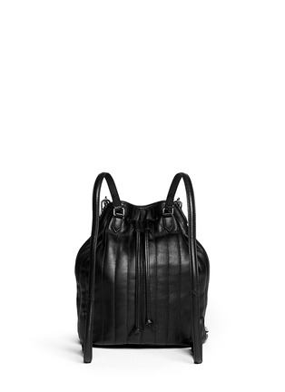 Back View - Click To Enlarge - ELIZABETH AND JAMES - 'Sling' quilted leather bucket bag 