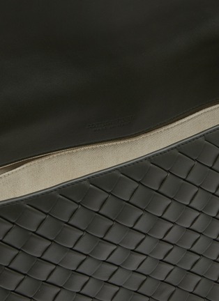 Detail View - Click To Enlarge - BOTTEGA VENETA - Intrecciato Padded Leather Messenger Bag