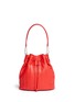 Back View - Click To Enlarge - ELIZABETH AND JAMES - 'Cynnie' mini quilted leather bucket bag