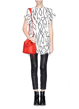 Figure View - Click To Enlarge - ELIZABETH AND JAMES - 'Cynnie' mini quilted leather bucket bag