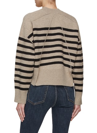 Back View - Click To Enlarge - RAG & BONE - Brideget Stripe Knit Sweater