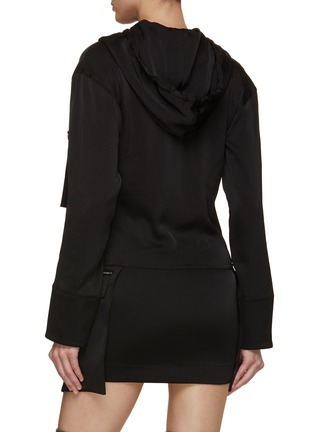 Back View - Click To Enlarge - DION LEE - Utility Hooded Parka Dress