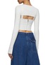 Back View - Click To Enlarge - DION LEE - Corset Knit Top