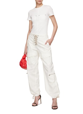 Figure View - Click To Enlarge - DION LEE - Laced Hiking Pants