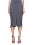 Main View - Click To Enlarge - DION LEE - Adjustable Side Strap Midi Skirt