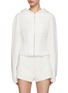 Main View - Click To Enlarge - DION LEE - Layered Corset Hoodie