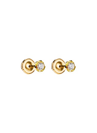 Main View - Click To Enlarge - MILAMORE - Kintsugi EN Diamond 18K Gold Medium Stud Earrings