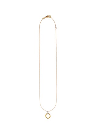 Main View - Click To Enlarge - MILAMORE - Kintsugi EN Diamond 18K Gold Pendant Necklace — 40cm