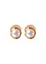Main View - Click To Enlarge - MILAMORE - Kintsugi EN Akoya Pearl 18K Gold Stud Earrings