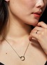 Detail View - Click To Enlarge - MILAMORE - Kintsugi EN Open Diamond 18K Gold Necklace — 50cm