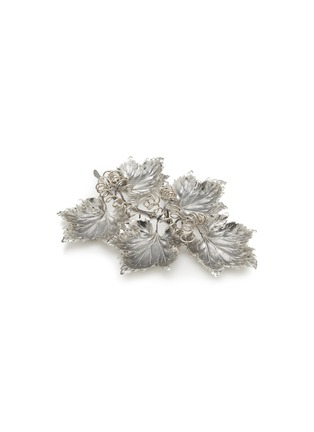Main View - Click To Enlarge - BUCCELLATI - Nature 5 Vine Leaves Medium Sterling Silver Centrepiece