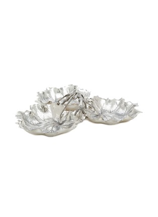 Main View - Click To Enlarge - BUCCELLATI - Nature Large Geranium Leaves Sterling Silver Centrepiece