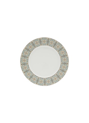 Main View - Click To Enlarge - TABLA - Ajrakh Dinner Plate — Vintage Grey