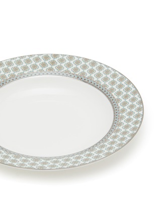 Detail View - Click To Enlarge - TABLA - Ajrakh Soup Plate — Vintage Multi