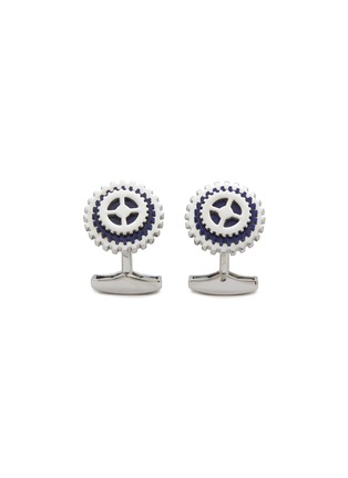 Main View - Click To Enlarge - TATEOSSIAN - Limited Edition Lapis Lazuli Rhodium-Plated Sterling Silver Cufflinks
