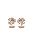 TATEOSSIAN - Limited Edition Mother of Pearl Ammonite 18K Rose Gold-Plated Sterling Silver Cufflinks