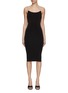 Main View - Click To Enlarge - ALICE & OLIVIA - Valda Embellished Strap Midi Dress