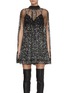 Main View - Click To Enlarge - ALICE & OLIVIA - Zenon Sequin Embellished Cape Mini Dress