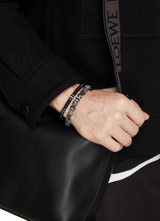 EFFY Collection EFFY® Men's Watch Link Bracelet in Black Rhodium-Plated  Sterling Silver - Macy's