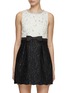 Main View - Click To Enlarge - ALICE & OLIVIA - True Embellished Bodice Shift Dress