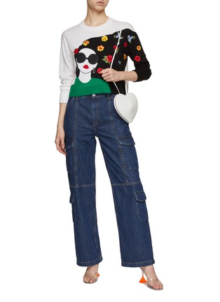 Figure View - Click To Enlarge - ALICE & OLIVIA - Gleeson Pullover Sweater