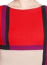 Detail View - Click To Enlarge - ST. JOHN - Colourblock Milano knit dress