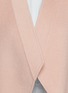 Detail View - Click To Enlarge - ST. JOHN - Knit insert triangle open front jacket 