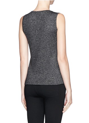 Back View - Click To Enlarge - ST. JOHN - Glitter knit sleeveless top