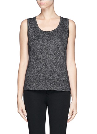 Main View - Click To Enlarge - ST. JOHN - Glitter knit sleeveless top