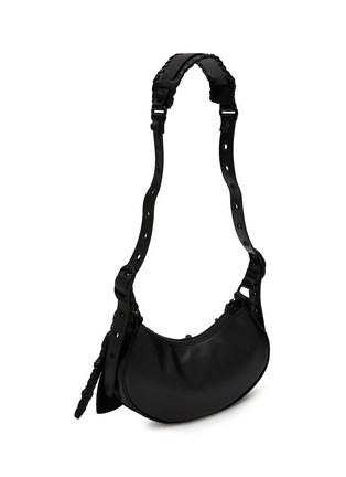 Detail View - Click To Enlarge - BALENCIAGA - XS Le Cagole Latex Leather Shoulder Bag