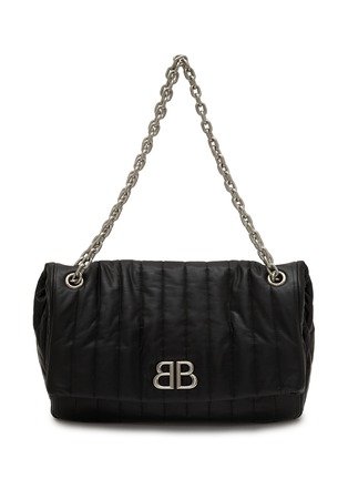 Main View - Click To Enlarge - BALENCIAGA - Medium Monaco Leather Shoulder Bag