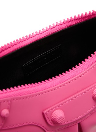 Detail View - Click To Enlarge - BALENCIAGA - XS Le Cagole Latex Calf Leather Bag