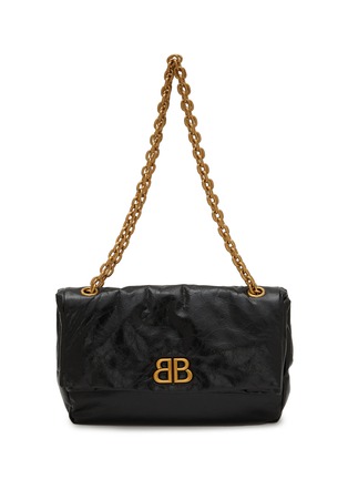Main View - Click To Enlarge - BALENCIAGA - Small Monaco Leather Shoulder Bag