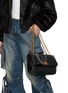 Figure View - Click To Enlarge - BALENCIAGA - Small Monaco Leather Shoulder Bag
