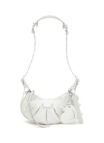 BALENCIAGA | XS Le Cagole Leather Shoulder Bag | WHITE | Women