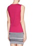 Back View - Click To Enlarge - ST. JOHN - Milano wool knit contour tank top