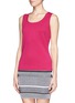 Front View - Click To Enlarge - ST. JOHN - Milano wool knit contour tank top