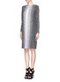 Figure View - Click To Enlarge - ST. JOHN - Ombre knit coat