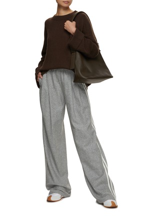 Figure View - Click To Enlarge - ARCH4 - Turned Up Sleeve Hem Knit Sweater