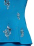 Detail View - Click To Enlarge - ST. JOHN - Milano knit double layer jewel peplum dress