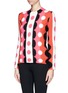 Front View - Click To Enlarge - VALENTINO GARAVANI - Optic floral wool sweater
