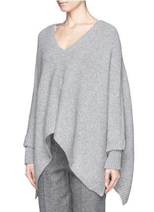 Front View - Click To Enlarge - VALENTINO GARAVANI - Cashmere knit poncho sweater