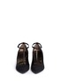 Figure View - Click To Enlarge - LANVIN - Lizard embossed T-strap leather pumps
