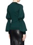 Back View - Click To Enlarge - ALEXANDER MCQUEEN - Puff sleeve wool sweater