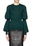 Main View - Click To Enlarge - ALEXANDER MCQUEEN - Puff sleeve wool sweater