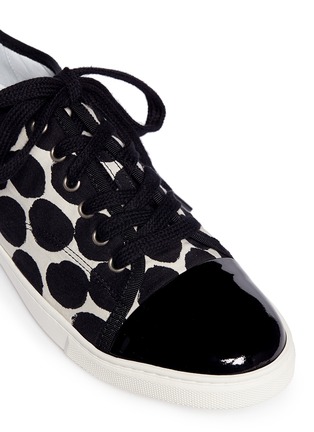 Detail View - Click To Enlarge - LANVIN - 'Basket Basse' spotted sneaker