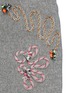 Detail View - Click To Enlarge - STELLA MCCARTNEY - Rope appliqué wool blend skirt